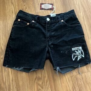 Led Zeppelin corduroy Levi’s shorts size 9
